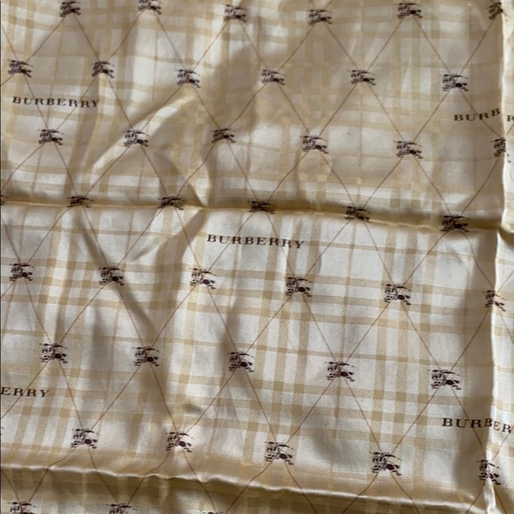 Burberry Checkered Scarf brandnew used store display #4 darker color in person - Picture 4 of 12